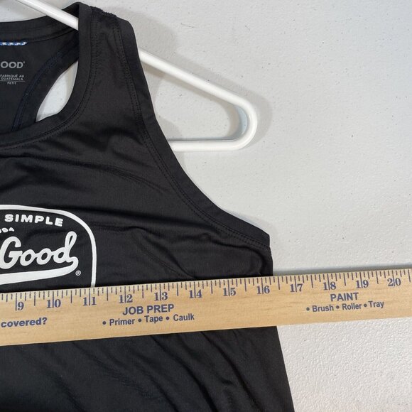 Life Is Good Tank Top Womens Size Small Black Active Logo Casual Beach Comfort - Picture 4 of 7
